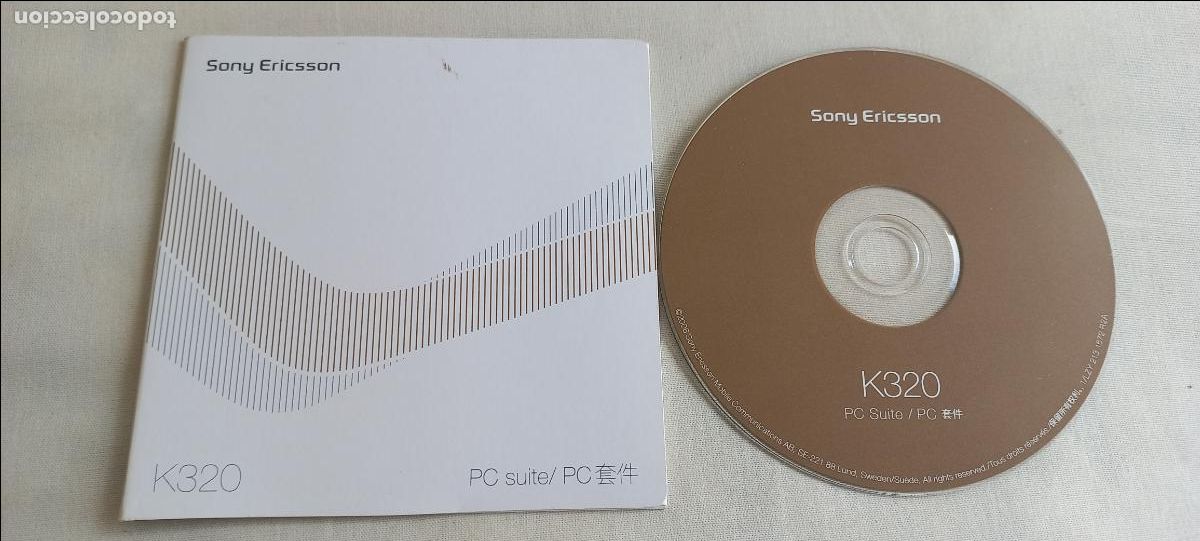 CDs de m&uacute;sica: Sony Ericsson K320 PC Suite CD de instalaci&oacute;n del software