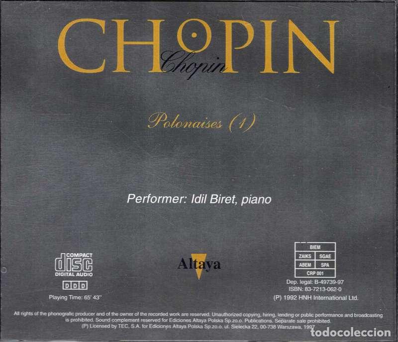 CDs de m&uacute;sica: Chopin - Polonaises (1). CD - Foto 2