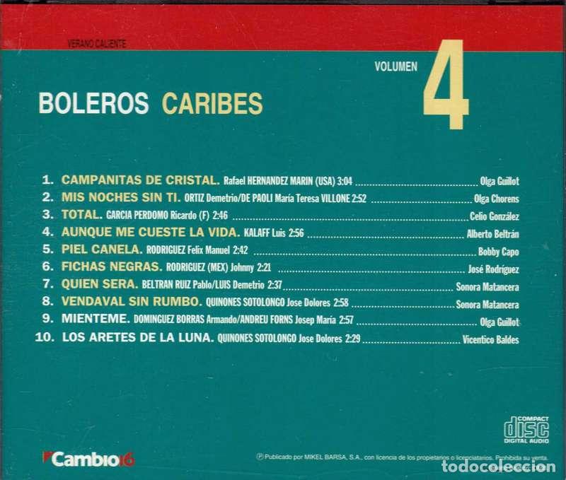 CDs de m&uacute;sica: Verano Caliente 4. Boleros Caribes. CD - Foto 2