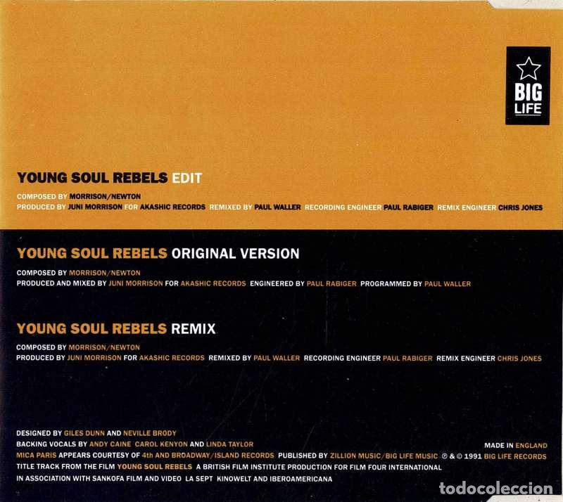 CDs de m&uacute;sica: Mica Paris - Young Soul Rebels. CD Single - Foto 2