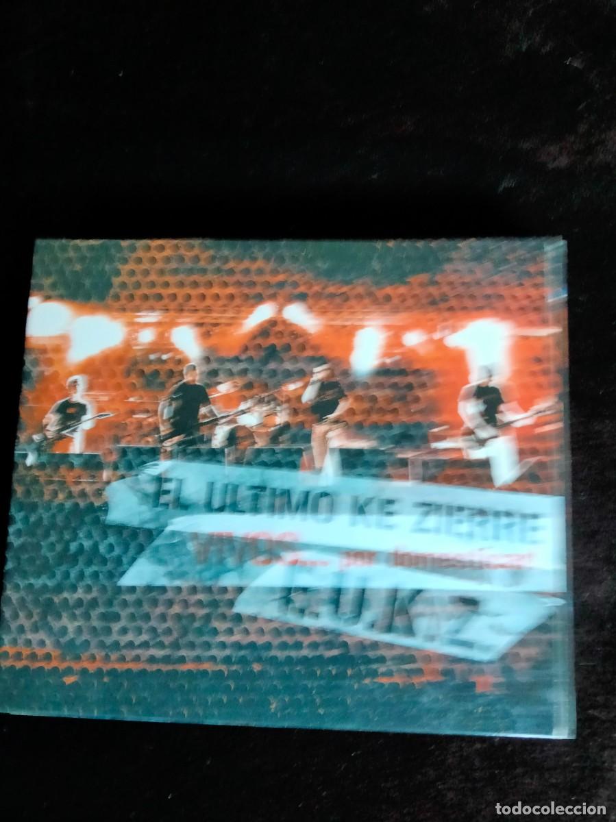 CDs de m&uacute;sica: el ultimo ke zierre - vivos por domesticar - con 1 cd + 1 dvd + librito como nuevos