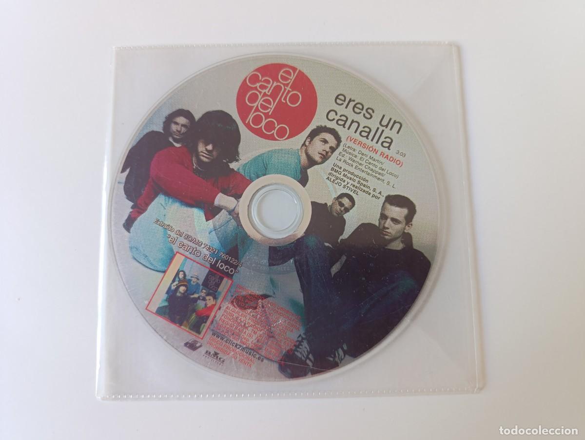 CDs de m&uacute;sica: EL CANTO DEL LOCO 'Eres Un Canalla (Versi&oacute;n Radio)' CD Single Promo 2000 Dani Mart&iacute;n