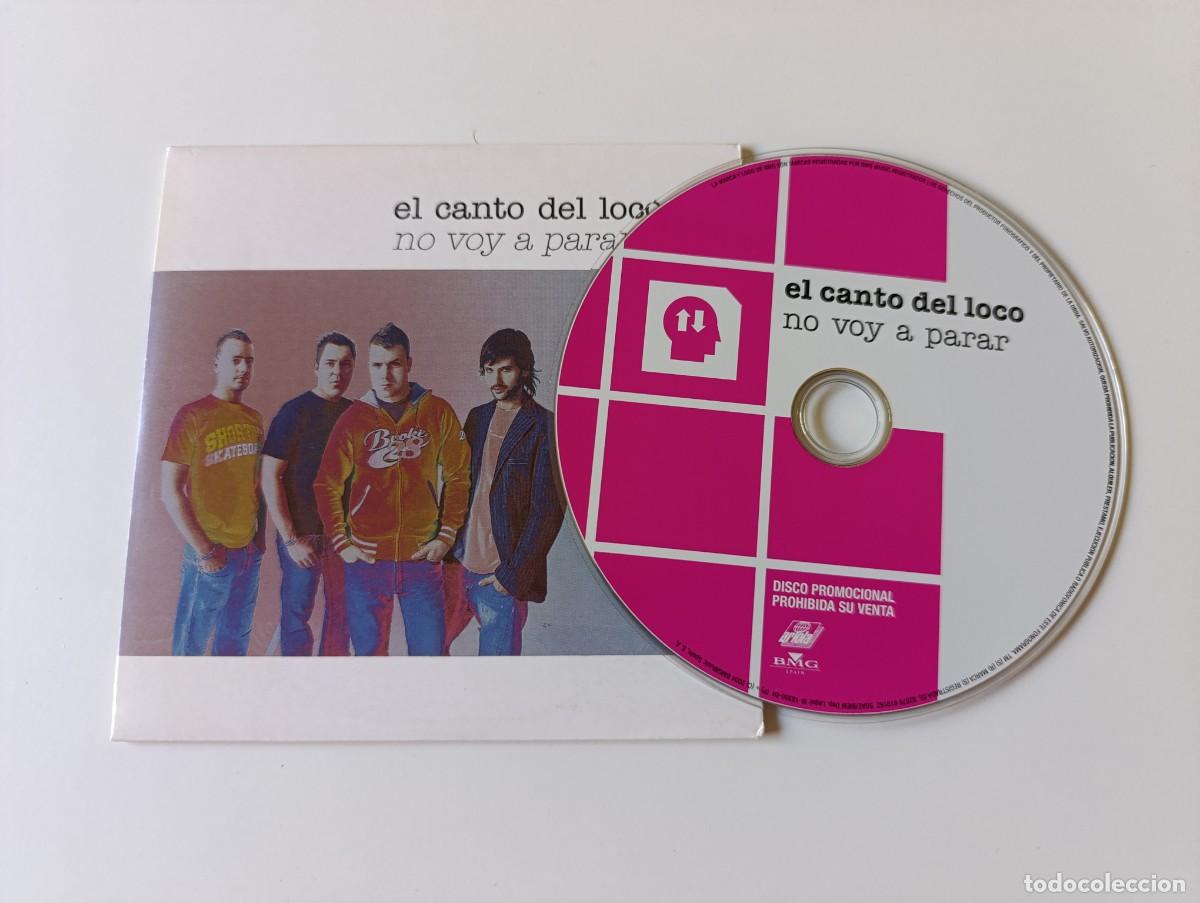 CDs de m&uacute;sica: EL CANTO DEL LOCO 'No Voy A Parar' CD Single Promo 2004 Estados de &Aacute;nimo Dani Mart&iacute;n