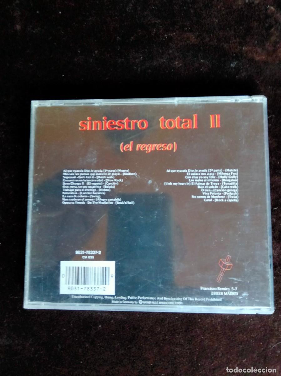 CDs de m&uacute;sica: siniestro total II - el regreso - cd como nuevo - Foto 2