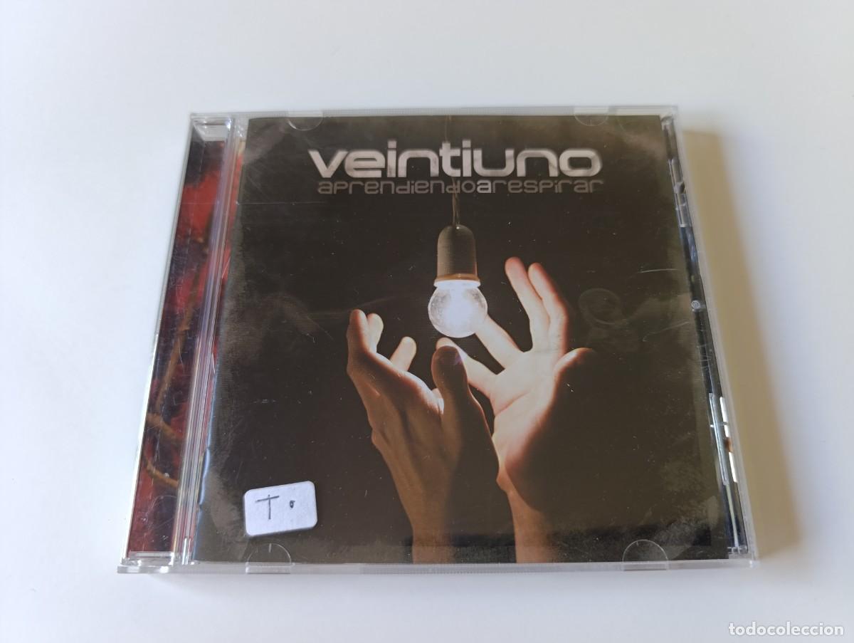 CDs de m&uacute;sica: VEINTIUNO 'Aprendiendo A Respirar' CD EP 2011 raro Banda de Toledo indie