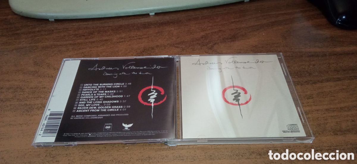 CDs de m&uacute;sica: ANDREAS VOLLENWEIDER - DANCING WITH THE LION