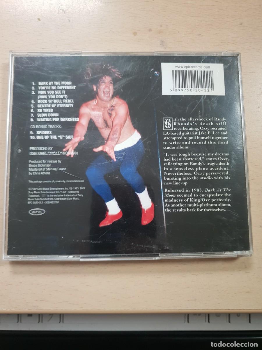 CDs de m&uacute;sica: CD OZZY OSBOURNE BARK AT THE MOON - Foto 2