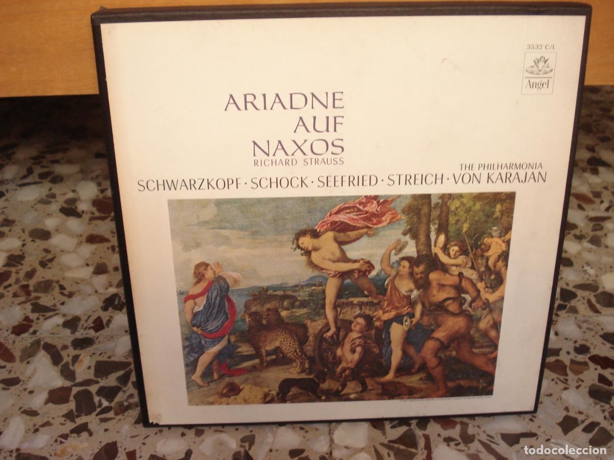 CDs de m&uacute;sica: Richard Strauss Ariadne auf Naxos 3LP USA Karajan, Schwarzkopf MONO
