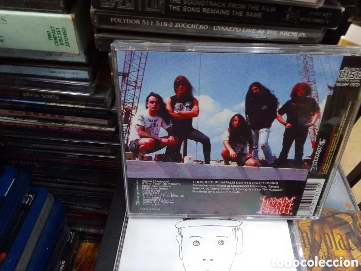 CDs de m&uacute;sica: Napalm death, harmony corruption - Foto 2