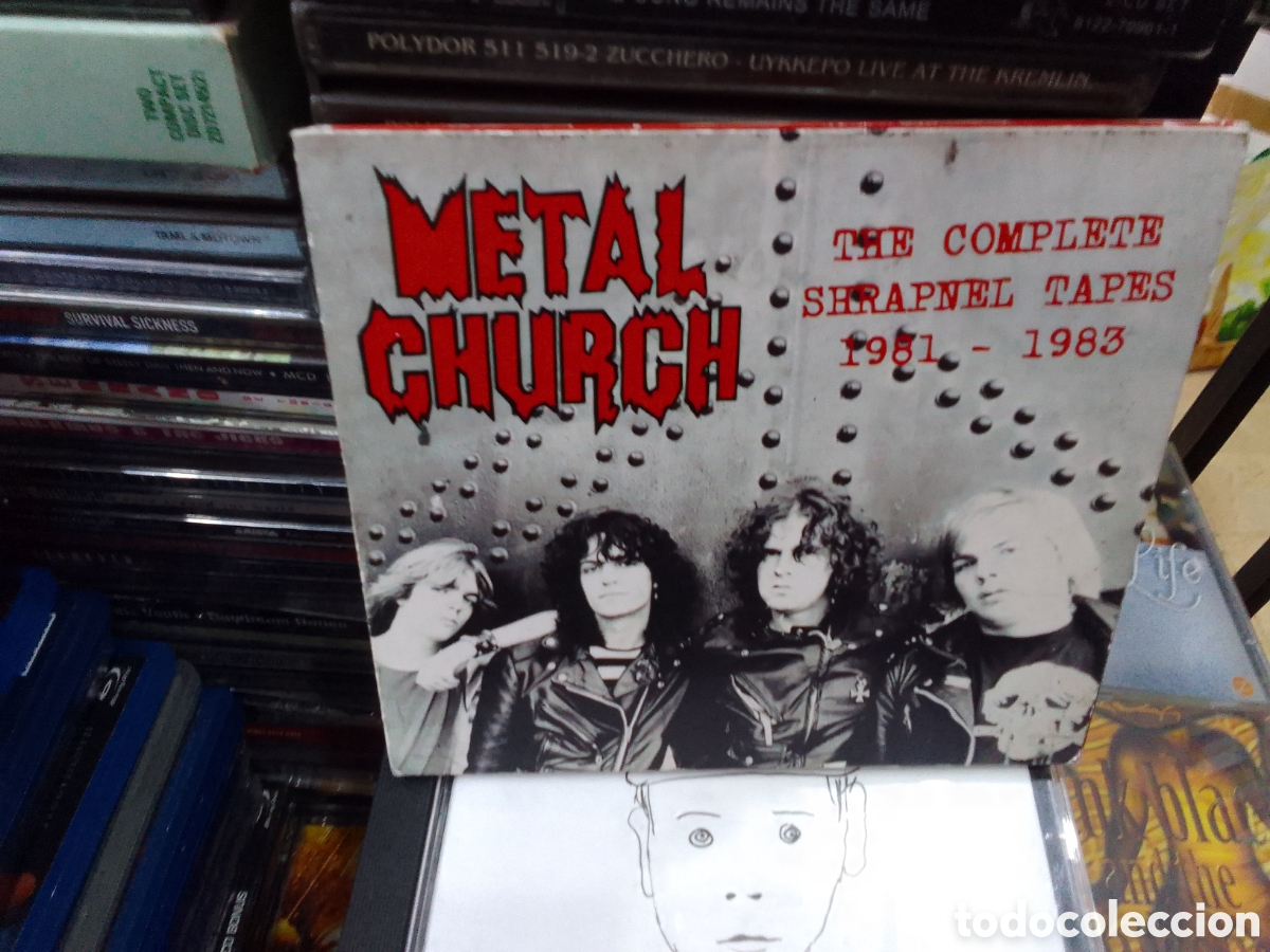 CDs de m&uacute;sica: Metal church, the complete shrapnel tapes,81-83