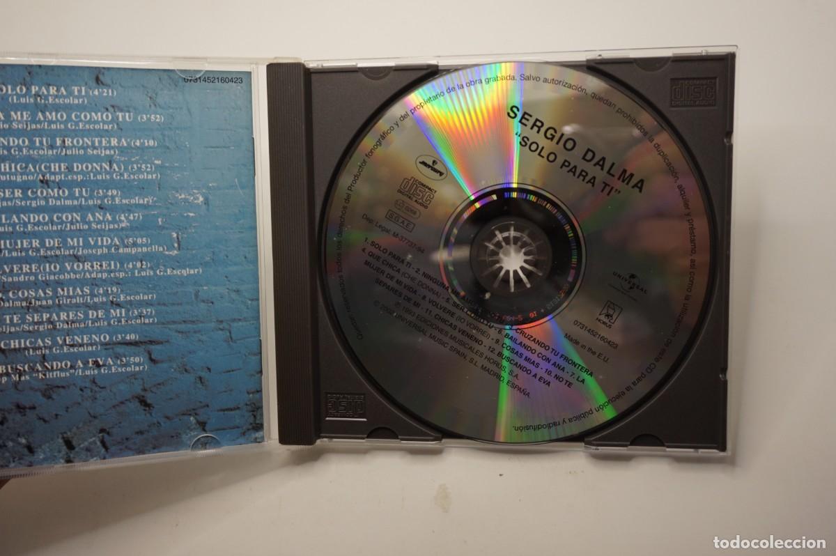 CDs de m&uacute;sica: CD - SERGIO DALMA - SOLO PARA TI - DISCO COMO NUEVO - Foto 2