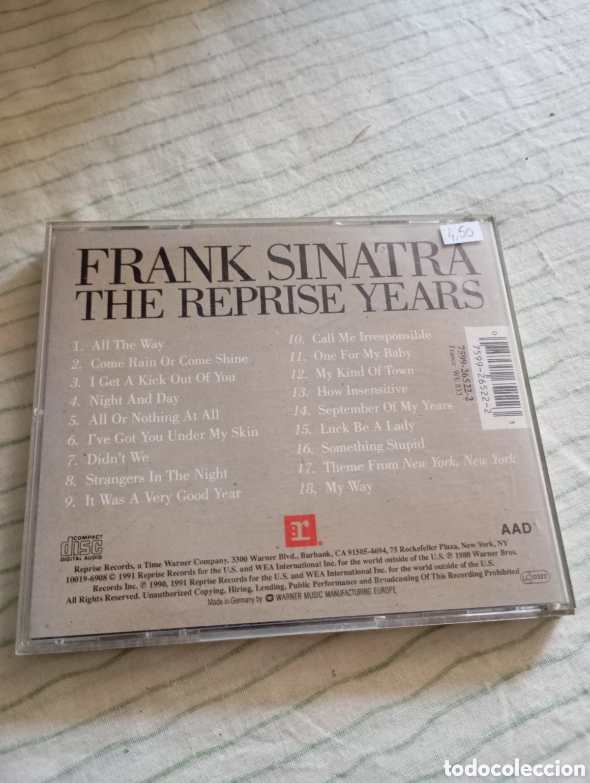 CDs de m&uacute;sica: CD Frank Sinatra - The reprise years - Foto 2