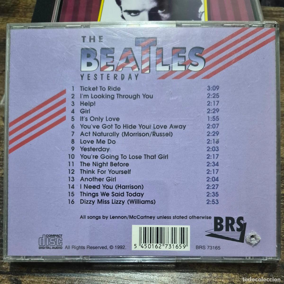 CDs de m&uacute;sica: YESTERDAY - THE BEATLES (CD) - Foto 2