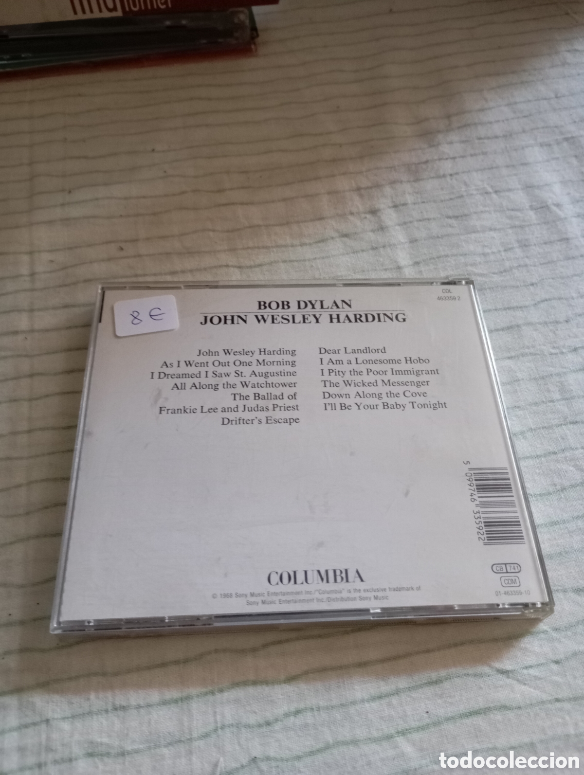 CDs de m&uacute;sica: CD Bob Dylan - John Wesley Harding - Foto 2
