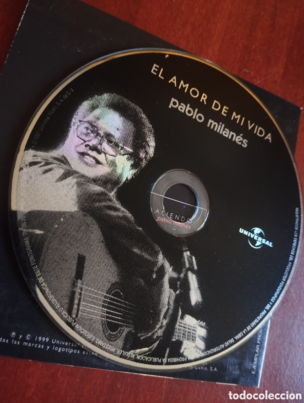 CDs de m&uacute;sica: Pablo Milan&eacute;s - El amor de mi vida - CD single - Foto 3