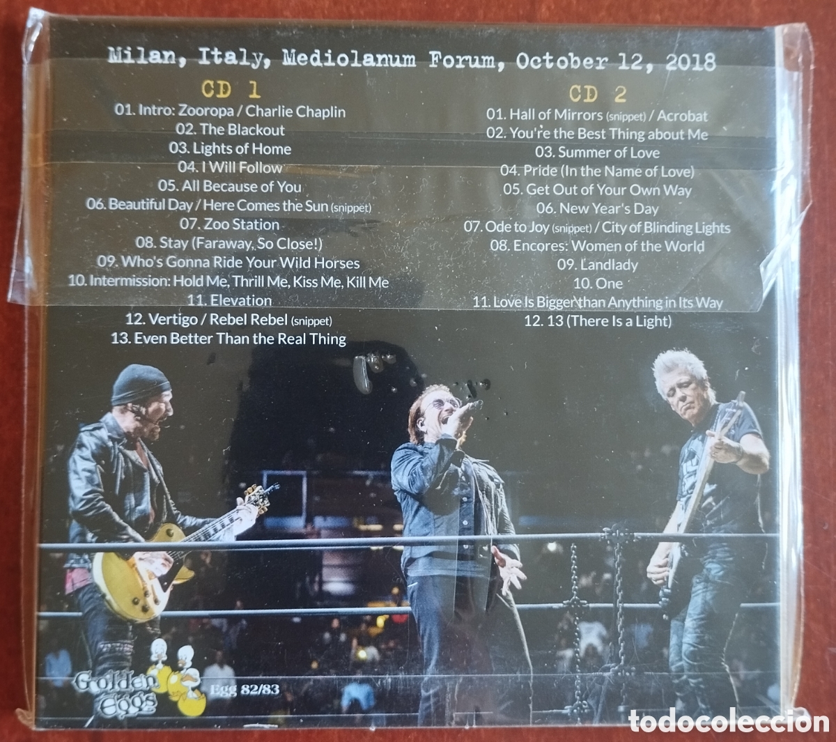 CDs de m&uacute;sica: U2 - experiencie + innocence - Mil&aacute;n - 2CD - Foto 2