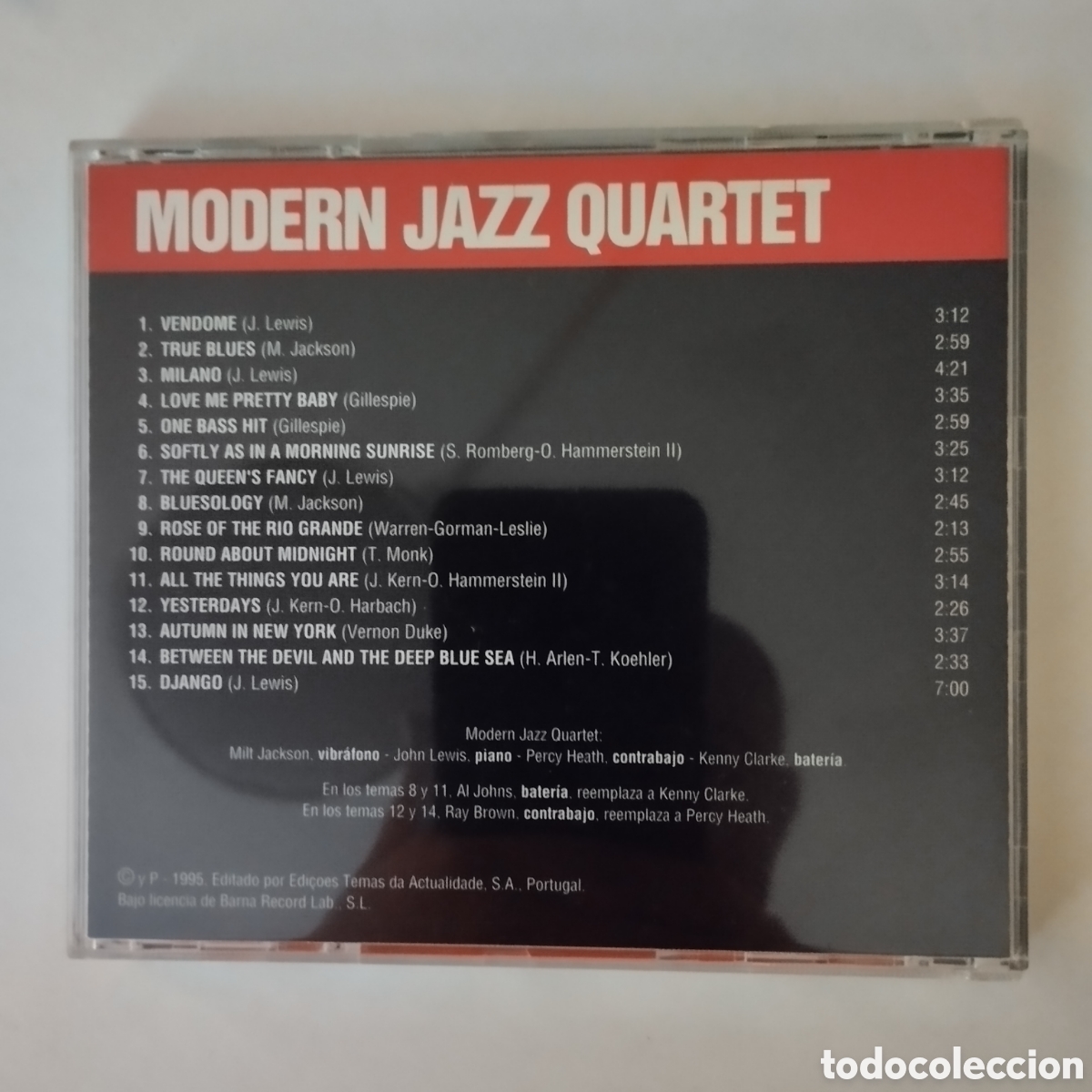 CDs de m&uacute;sica: CD Modern Jazz Quartet - Maestros Del Jazz. - Foto 2