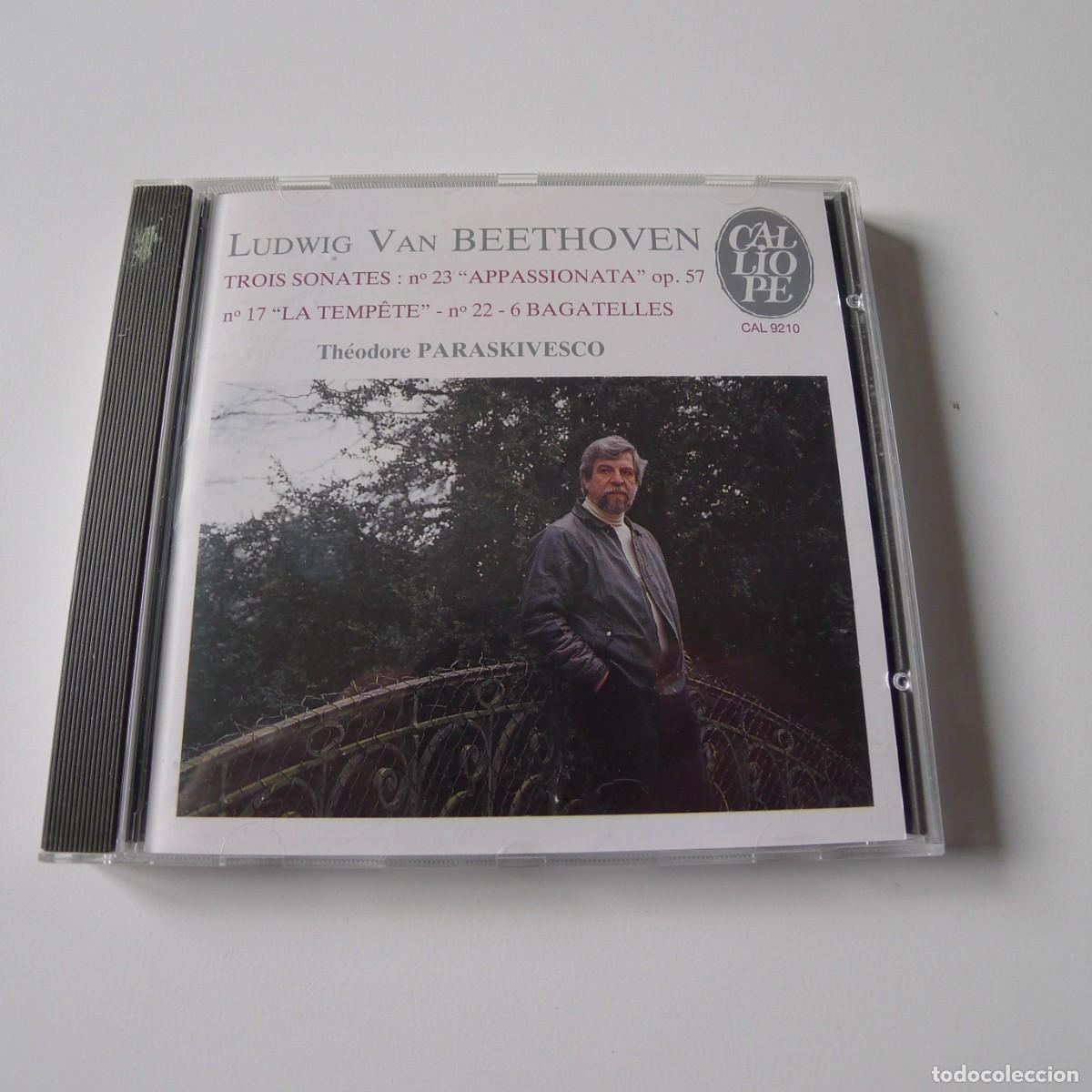 CDs de m&uacute;sica: Ludwig van Beethoven, Th&eacute;odore Paraskivesco &ndash; Sonates Appassionata - La Temp&ecirc;te CD