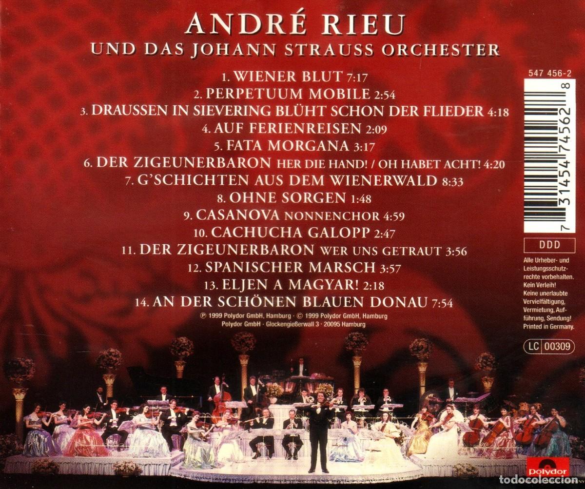 CDs de m&uacute;sica: ANDRE RIEU. 100 JAHRE STRAUB. CD. - Foto 2