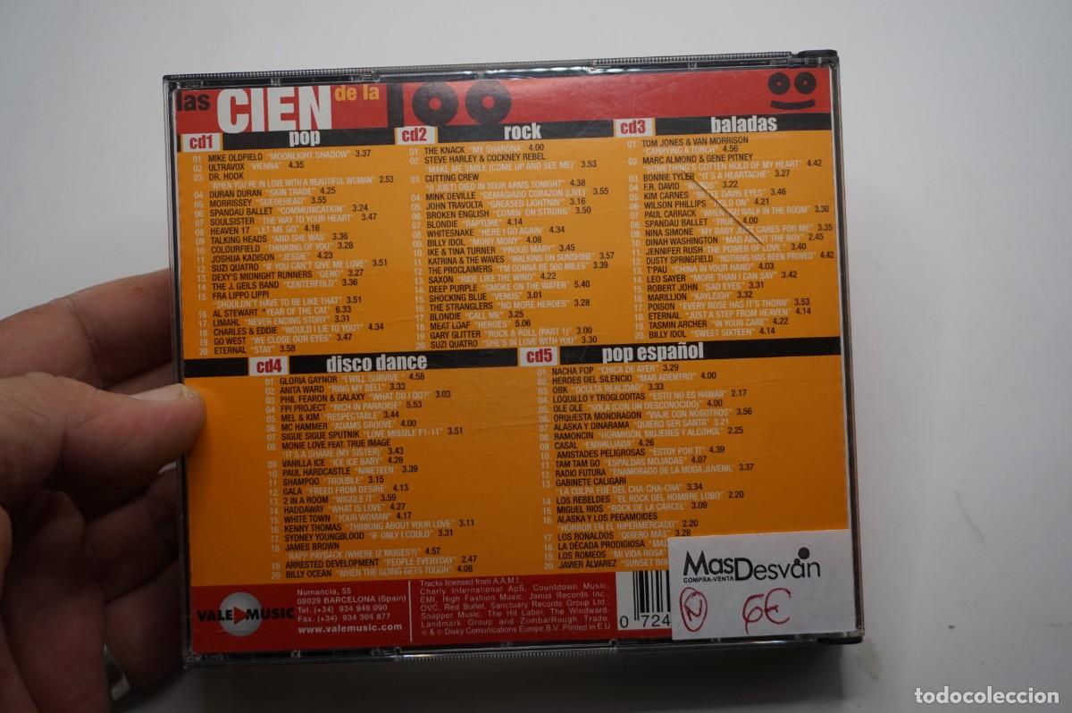 CDs de m&uacute;sica: CD - LAS CIEN DE LA 100 - 5 CDS - DISCO EN ESTADO EXCELENTE - Foto 5