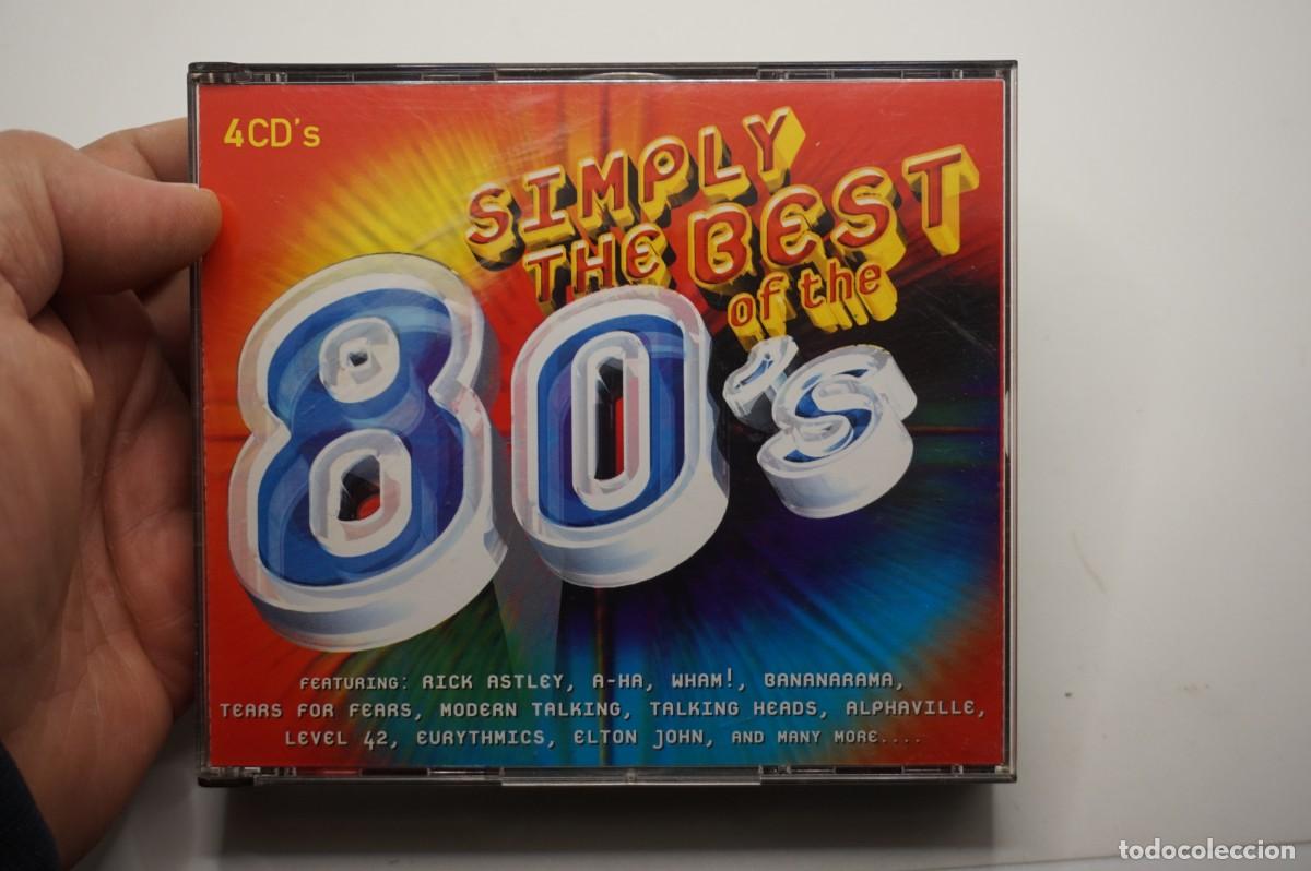 CDs de m&uacute;sica: CD - SIMPLY THE BEST OF THE 80'S - 4 CDS - DISCO EN ESTADO EXCELENTE