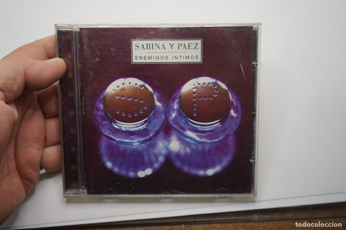 CDs de m&uacute;sica: CD - SABINA Y PAEZ - ENEMIGOS INTIMOS - DISCO EN ESTADO EXCELENTE