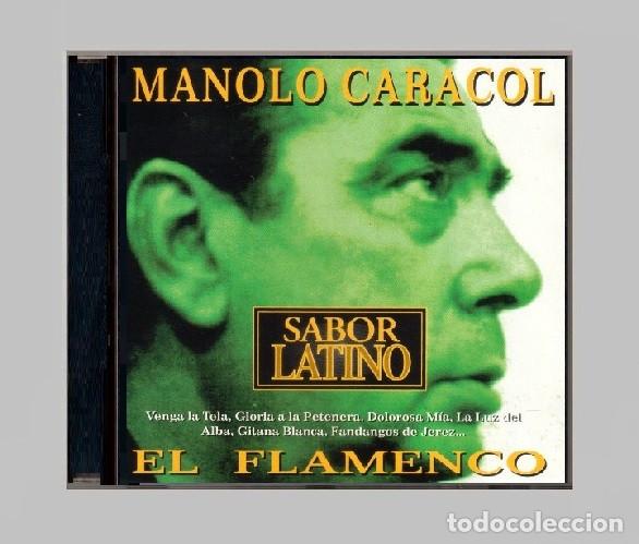 CDs de m&uacute;sica: G806 - MANOLO CARACOL. EL FLAMENCO. ACOMPA&Ntilde;ADO A LA GUITARRA POR RICARDO Y PACO AGUILERA. CD.