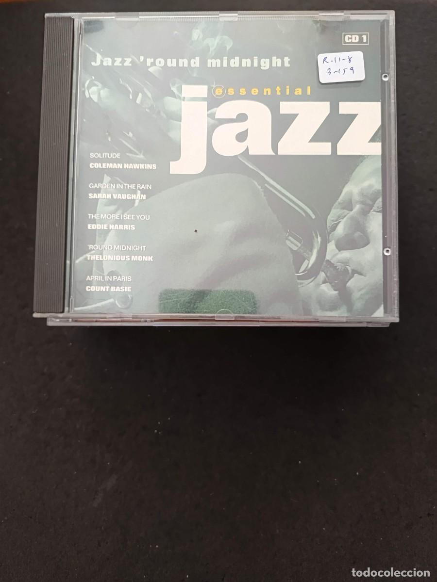 CDs de m&uacute;sica: JAZZ 'ROUND MIDNIGHT. ESSENTIAL JAZZ (COLEMAN HAWKINS, SARAH VAUGHAN, THELONIUS MONK, COUNT BASIE..)