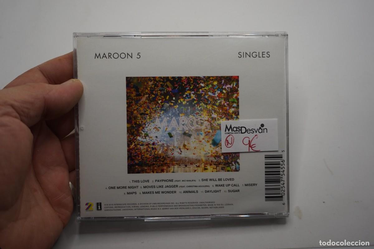 CDs de m&uacute;sica: CD - MAROON 5 - SINGLES - DISCO EN ESTADO EXCELENTE - Foto 3
