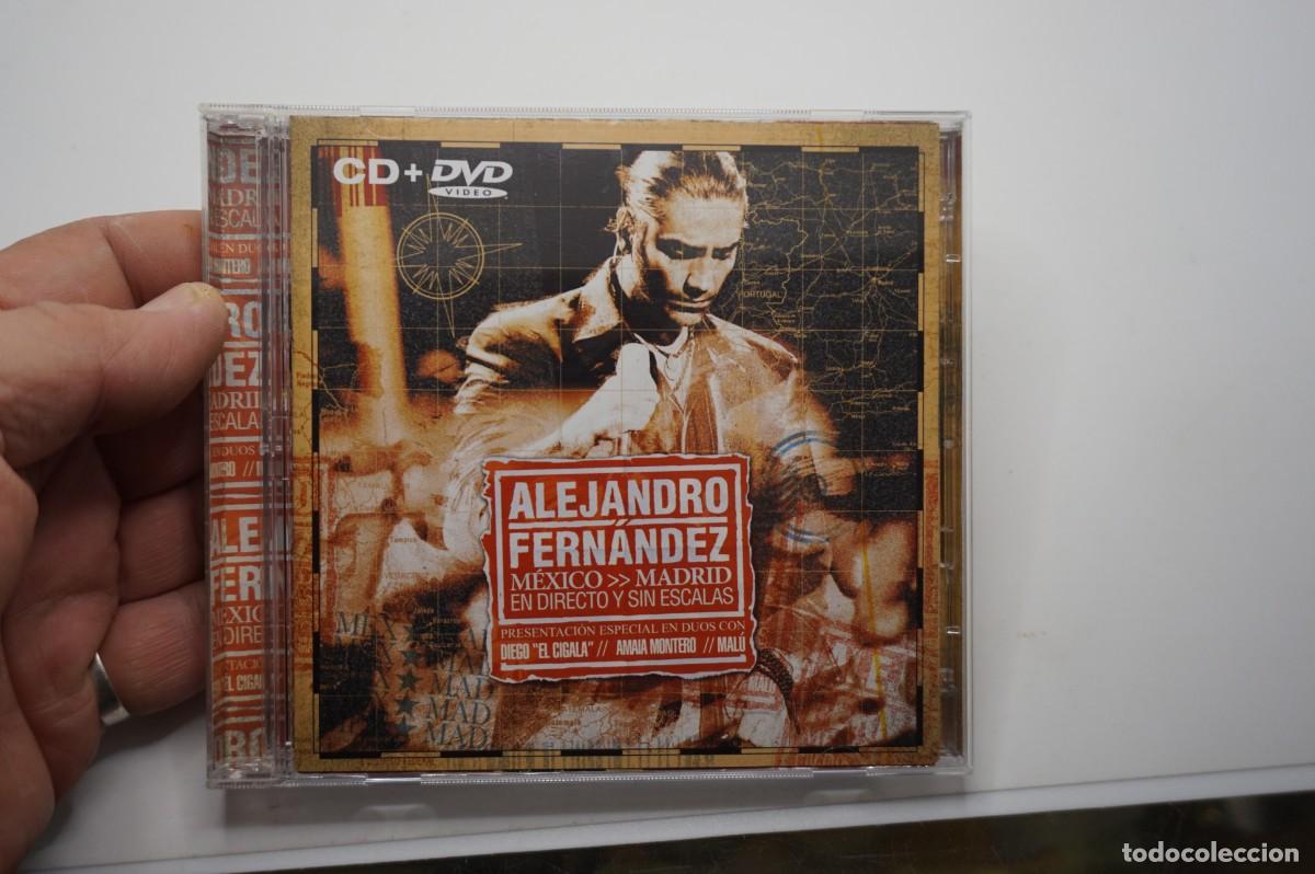 CDs de m&uacute;sica: CD - ALEJANDRO FERNANDEZ - MEXICO MADRID EN DIRECTO Y SIN ESCALAS - DISCO EN ESTADO EXCELENTE