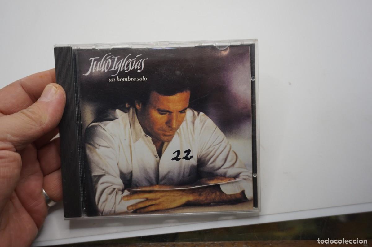 CDs de m&uacute;sica: CD - JULIO IGLESIAS - UN HOMBRE SOLO - DISCO EN ESTADO EXCELENTE
