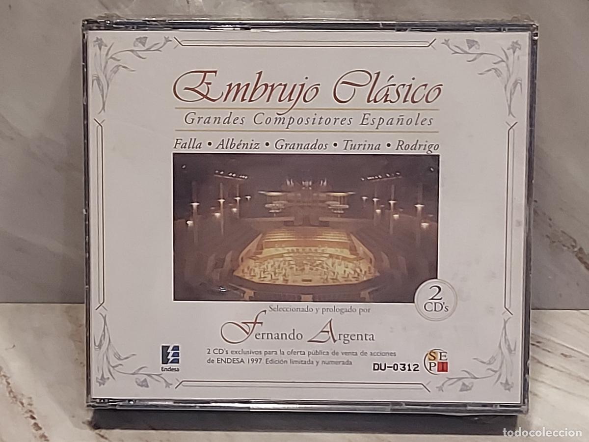 CDs de m&uacute;sica: EMBRUJO CL&Aacute;SICO | 2 CD PRECINTADOS | EDICI&Oacute;N LIMITADA NUMERADA | ENDESA 1997 | FERNANDO ARGENTA