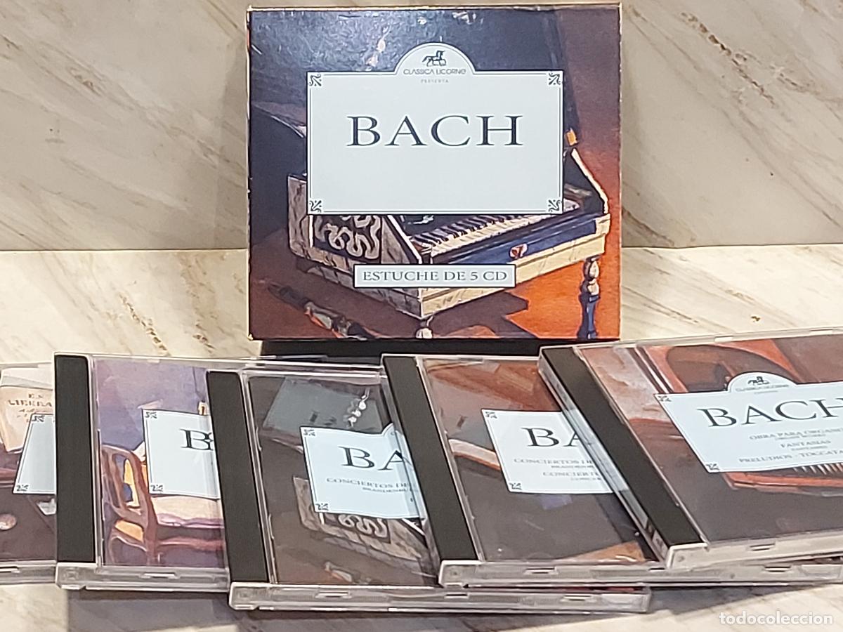 CDs de m&uacute;sica: BACH | GRANDES OBRAS | CONCIERTOS DE BRANDEBURGO | &Oacute;RGANO | CLAVICORDIO | ESTUCHE 5 CD