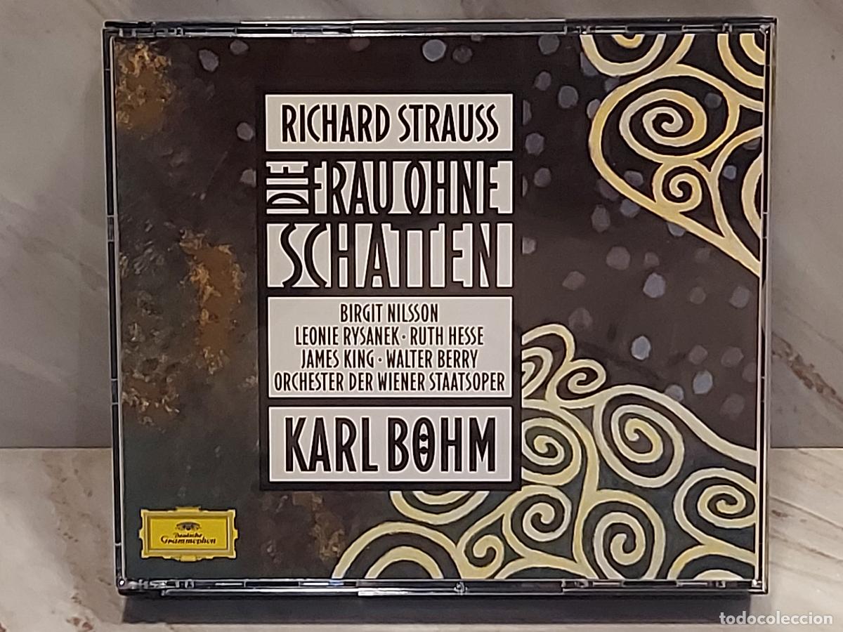 CDs de m&uacute;sica: RICHARD STRAUSS | DIE FRAU OHNE SCHATTEN | KARL B&Ouml;HM | BIRGIT NILSSON | DG 1994 | 3 CD