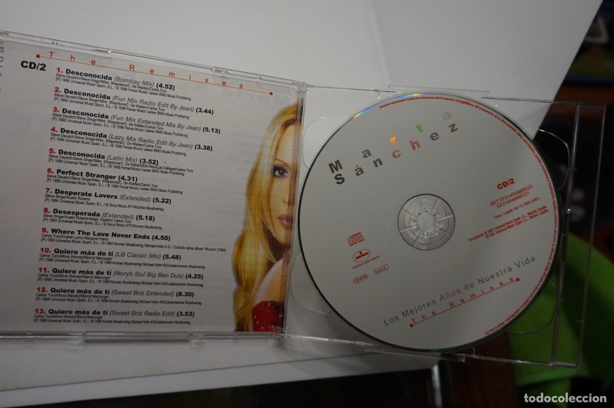CDs de m&uacute;sica: CD - MARTA SANCHEZ - GRANDES EXITOS - 2 CD - DISCO EN BUEN ESTADO - Foto 3