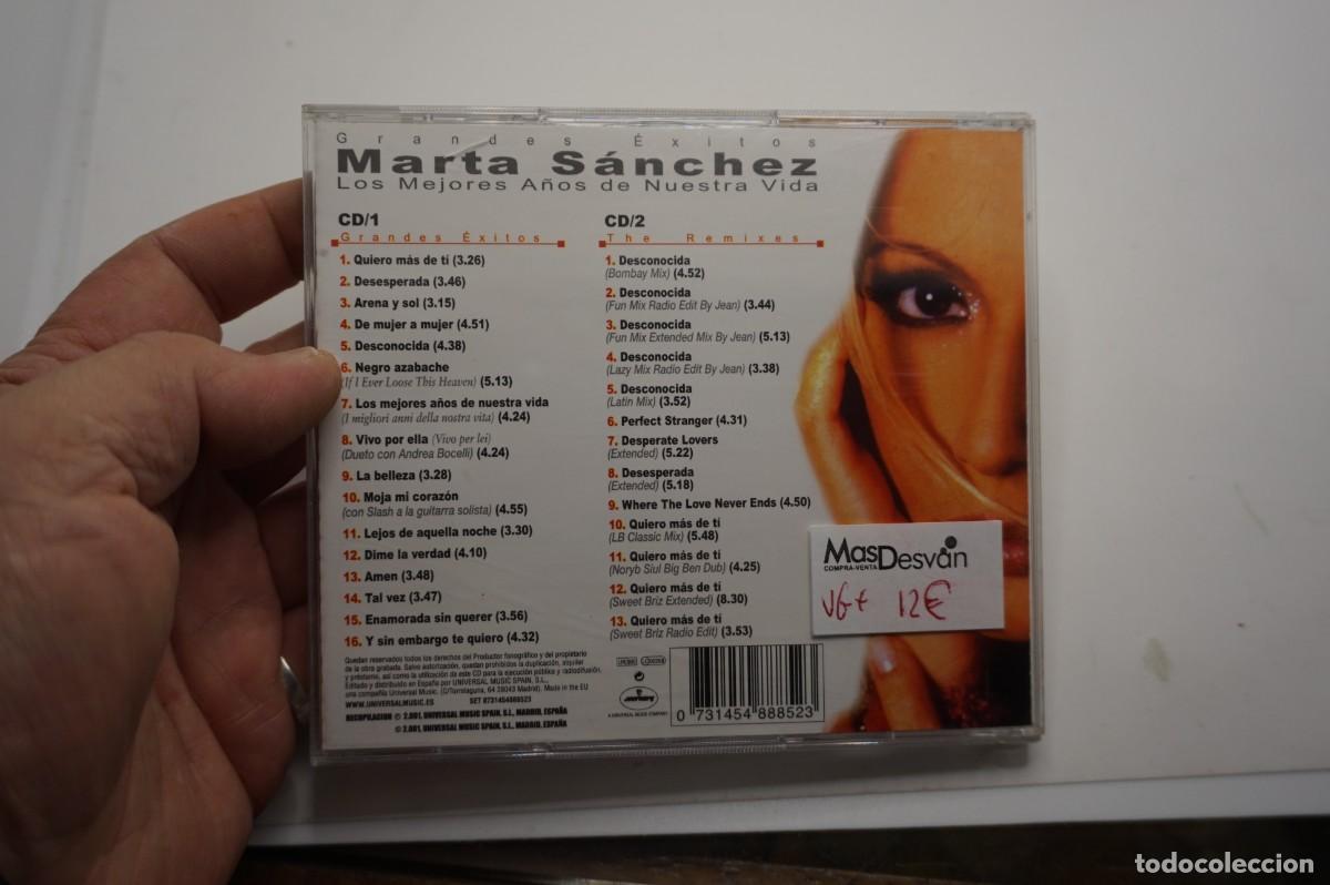 CDs de m&uacute;sica: CD - MARTA SANCHEZ - GRANDES EXITOS - 2 CD - DISCO EN BUEN ESTADO - Foto 4