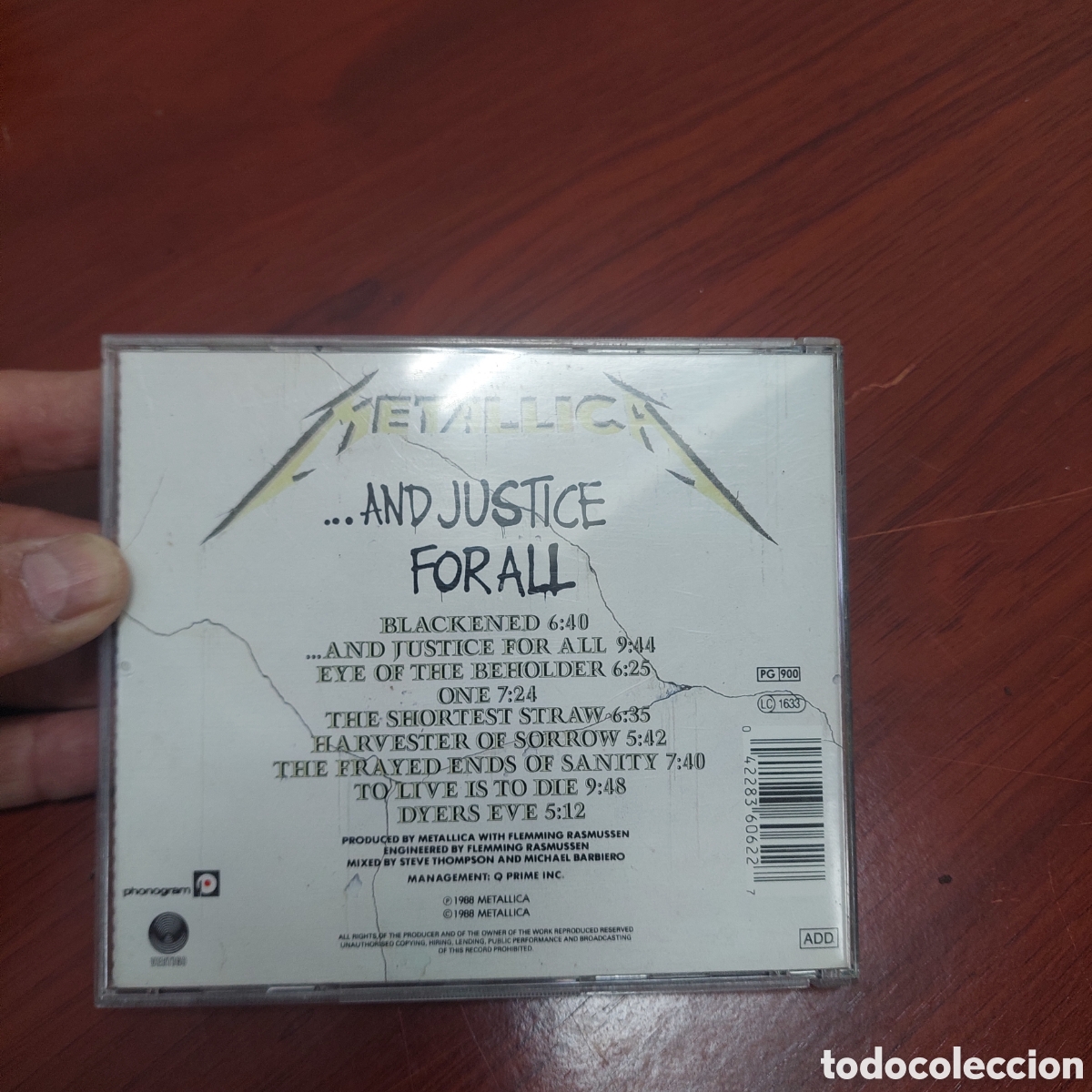 CDs de m&uacute;sica: CD Metallica.And Justice for - Foto 2