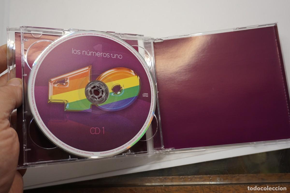 CDs de m&uacute;sica: CD - LOS NUMEROS UNO - 40 EXITOS DEL A&Ntilde;O - DISCO EN BUEN ESTADO - Foto 3