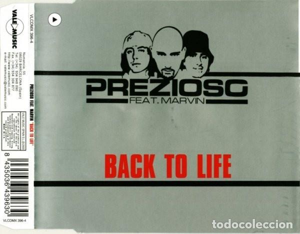 CDs de m&uacute;sica: Prezioso Feat. Marvin &ndash; Back To Life