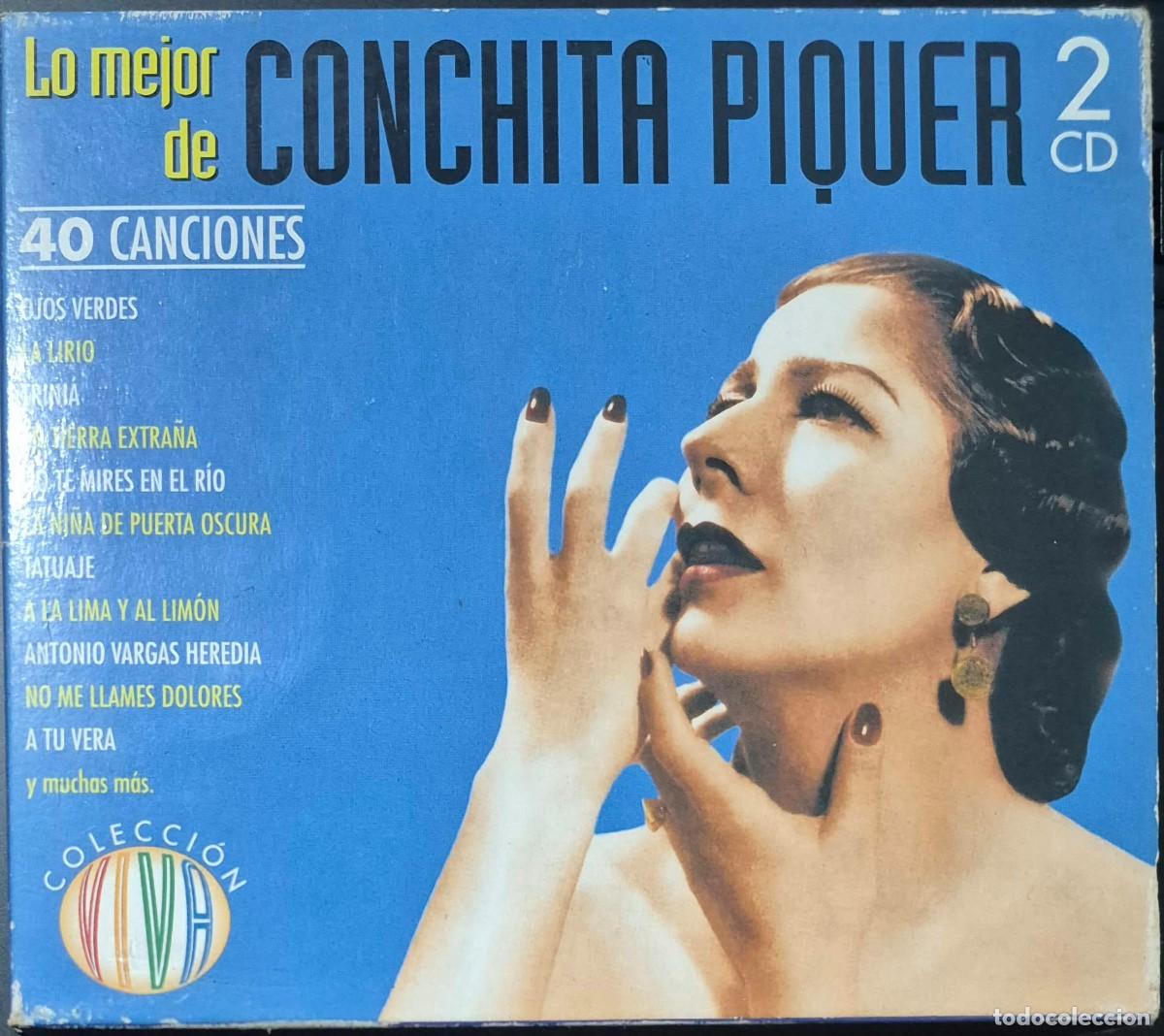 CDs de m&uacute;sica: LO MEJOR DE CONCHITA PIQUER (2 CD, 40 CANCIONES)