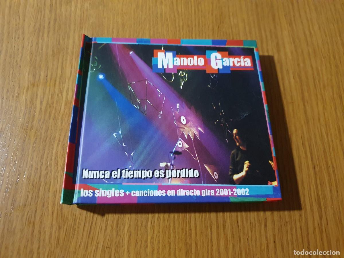 CDs de m&uacute;sica: MANOLO GARCIA - NUNCA EL TIEMPO ES PERDIDO - LOS SINGLES ( 5 CD + LIBRETO) 2002
