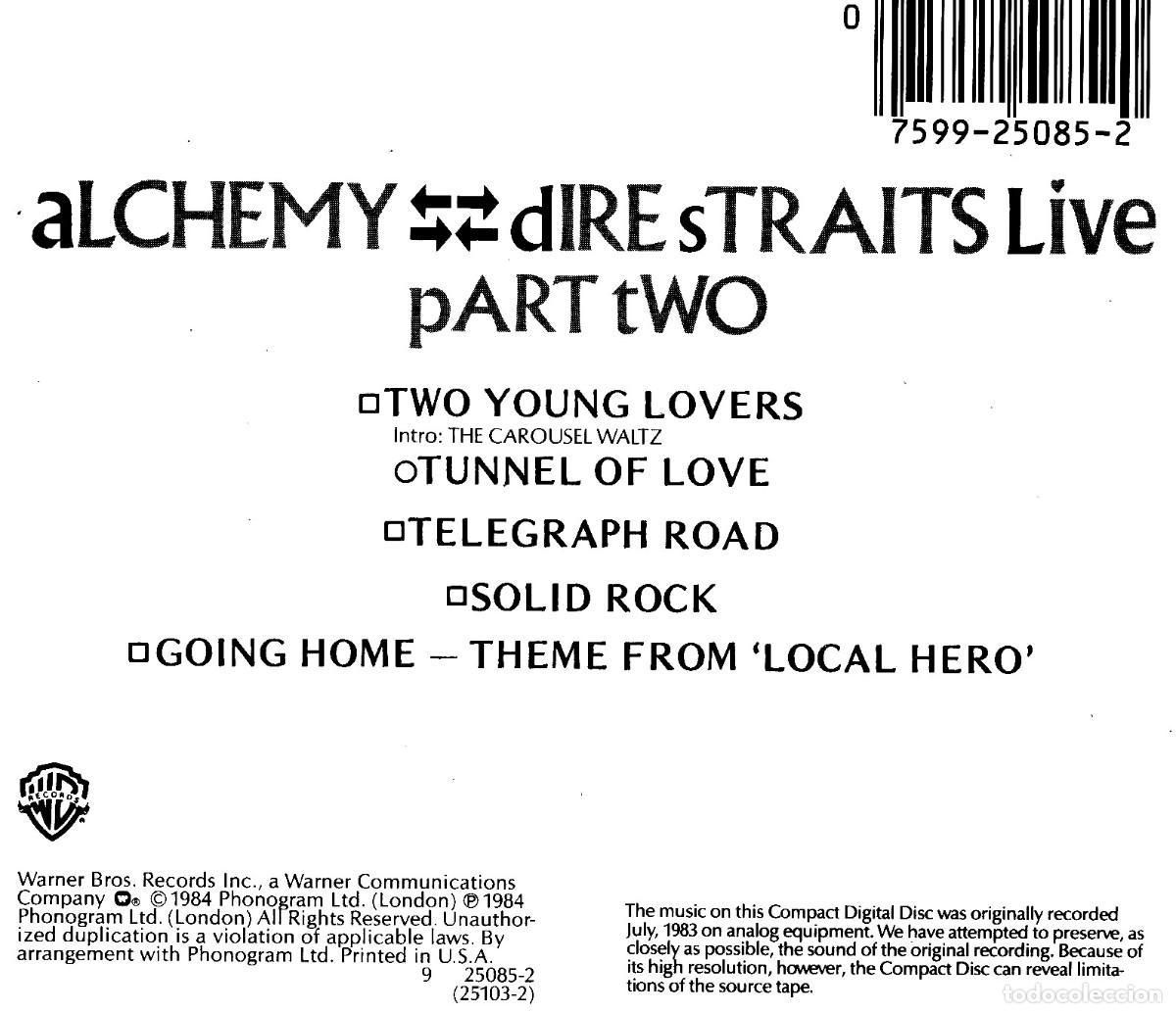CDs de m&uacute;sica: G796 - [DOBLE CD]. DIRE STRAITS. ALCHEMY. - Foto 5