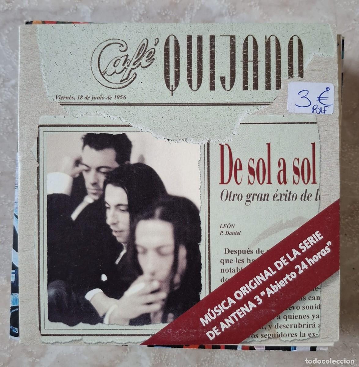 CDs de m&uacute;sica: CD CAFE QUIJANO DE SOL A SOL - Foto 1