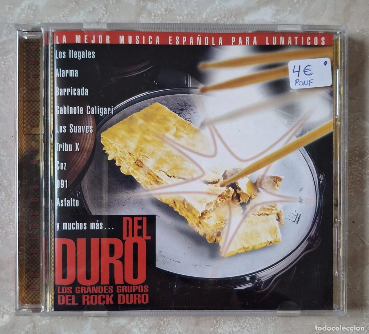 CDs de m&uacute;sica: CD DEL DURO LOS GRANDES GRUPOS DEL ROCK DURO