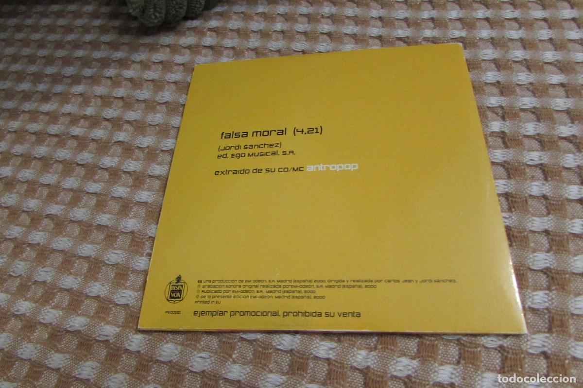 CDs de m&uacute;sica: OBK Falsa moral CD SINGLE CADENA 100 - Foto 3