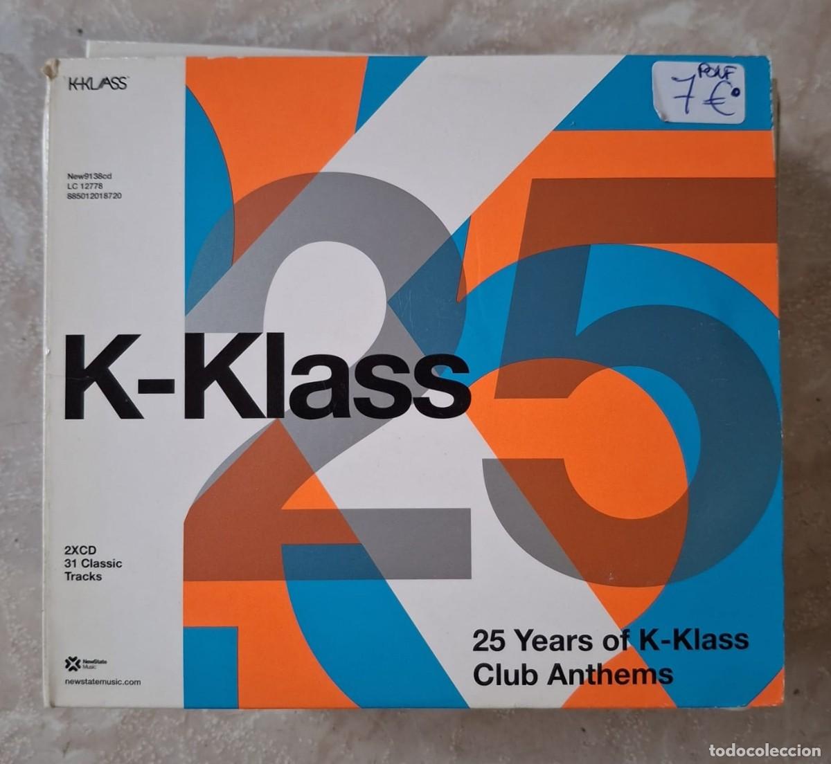 CDs de m&uacute;sica: CD K-KLASS 25 YEARS OF K-KLASS