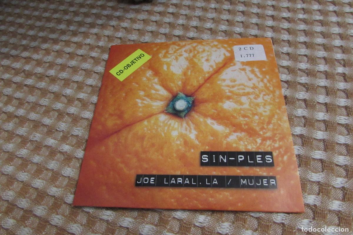 CDs de m&uacute;sica: SIN-PLES JOE LARAL.LA / MUJER PROMO CD-SINGLE NARANJA
