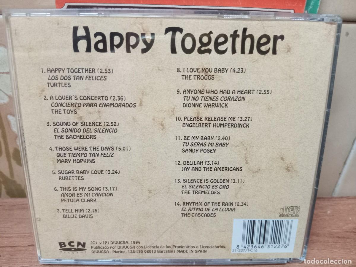 CDs de m&uacute;sica: HAPPY TOGETHER - LOVE COLLECTION - CD - Foto 2