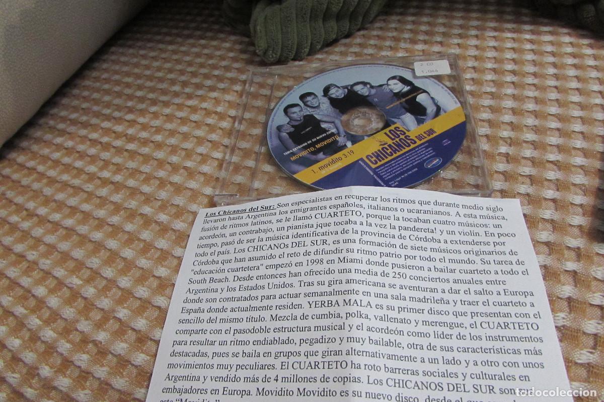 CDs de m&uacute;sica: CD SINGLE CADENA 100 LOS CHICANOS DEL SUR MOVIDITO