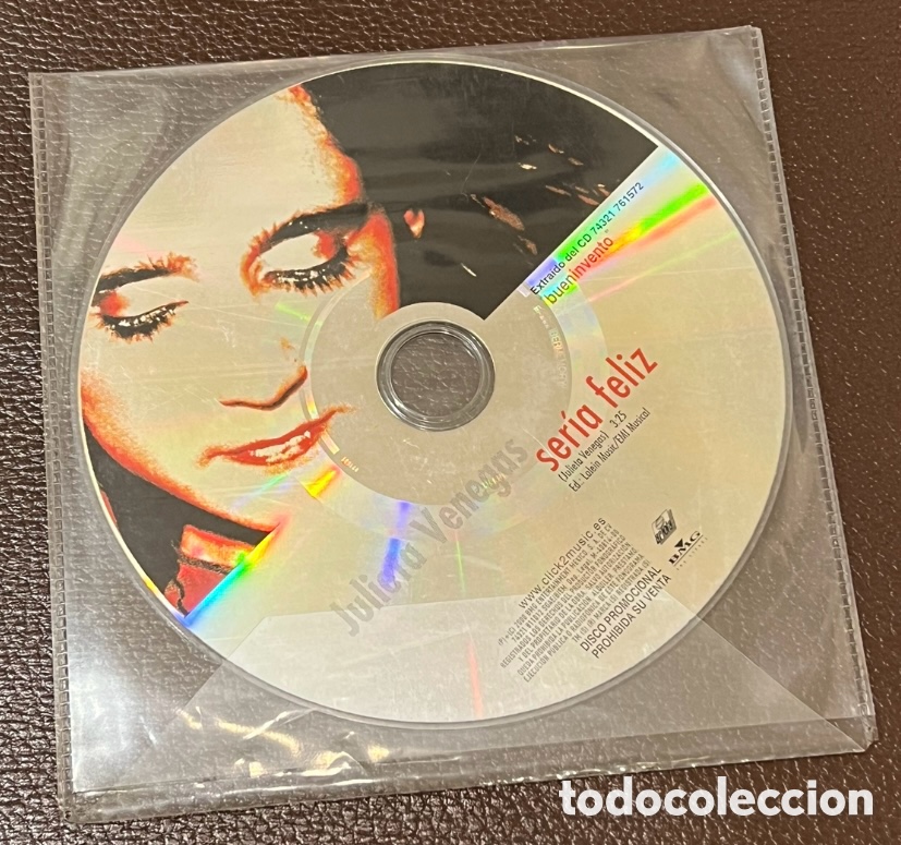 CDs de m&uacute;sica: CD Promocional. Julieta Venegas. &ldquo;Ser&iacute;a feliz&rdquo;. BMG. 2000.